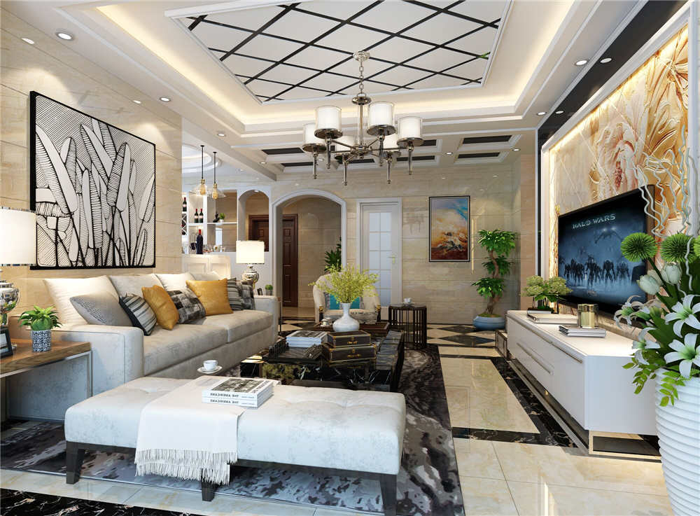 龍湖九里晴川-現(xiàn)代簡約-臥室設(shè)計效果圖