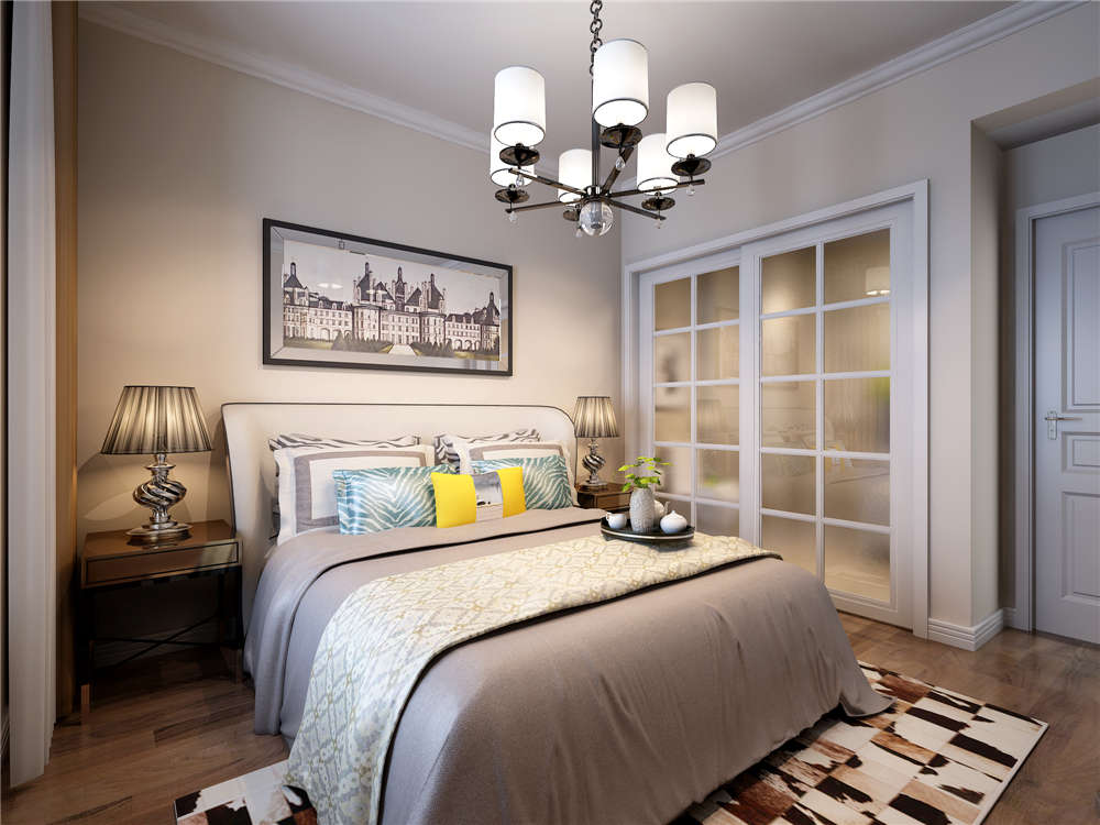 龍湖九里晴川-現(xiàn)代簡約-臥室設(shè)計效果圖