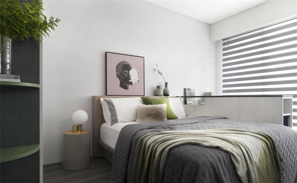 龍湖九里晴川-現(xiàn)代簡約-臥室設計效果圖