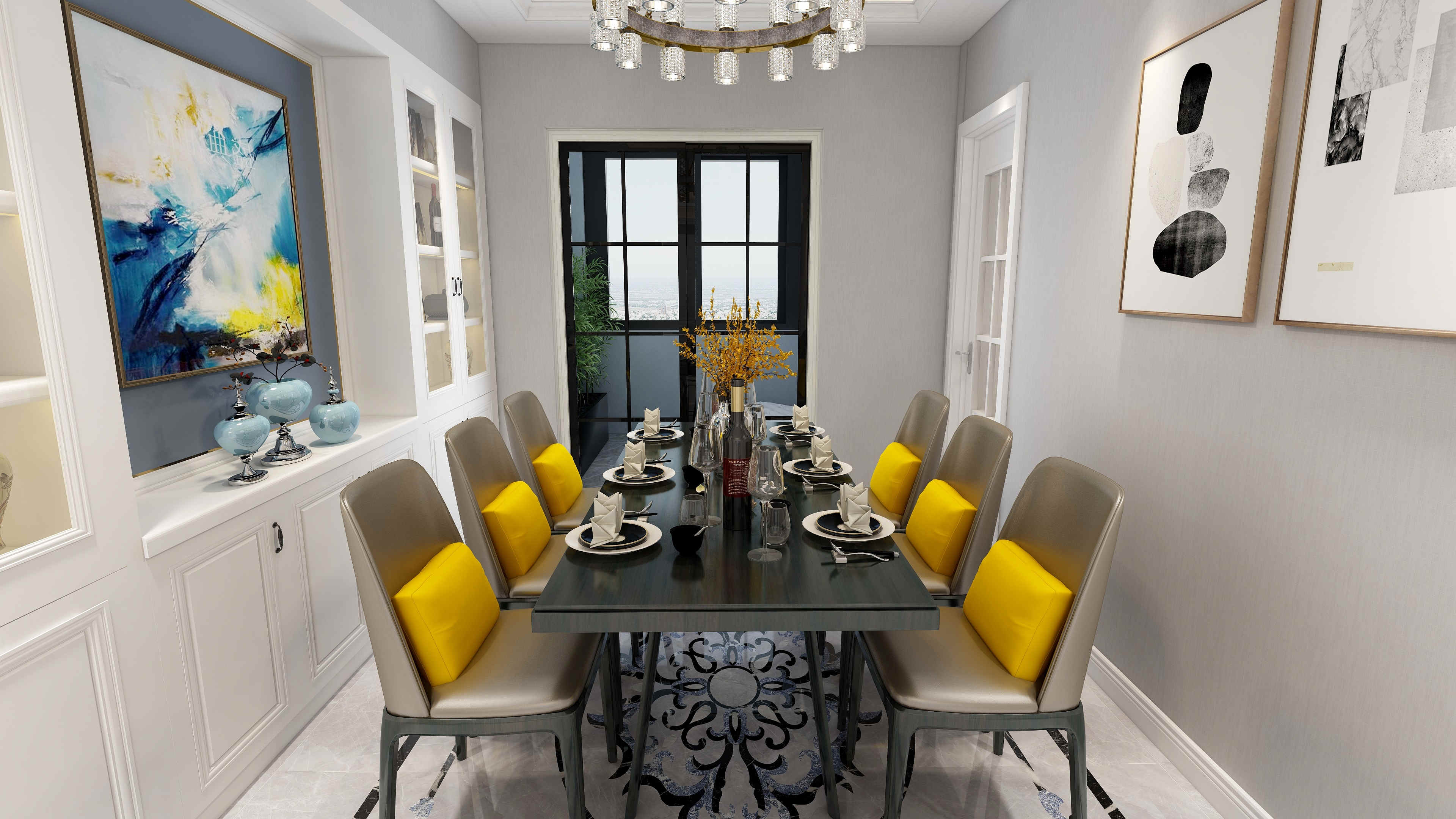 龍湖九里晴川-現(xiàn)代簡約-臥室設計效果圖