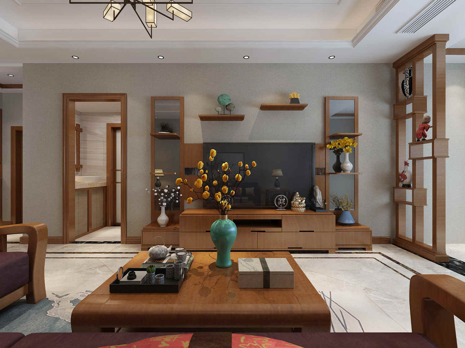 龍湖九里晴川-現(xiàn)代簡約-臥室設(shè)計(jì)效果圖