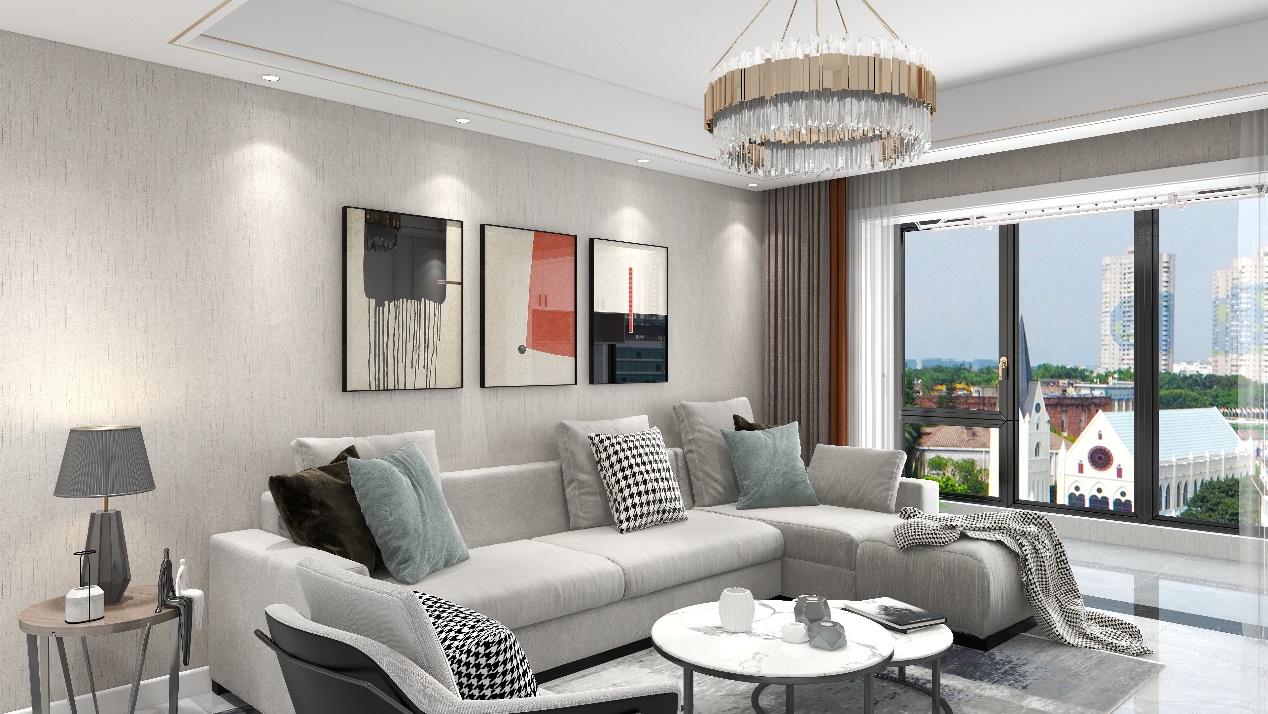 龍湖九里晴川-現(xiàn)代簡約-臥室設計效果圖