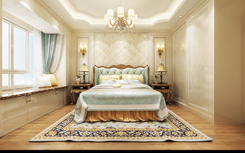 龍湖九里晴川-現(xiàn)代簡約-臥室設計效果圖