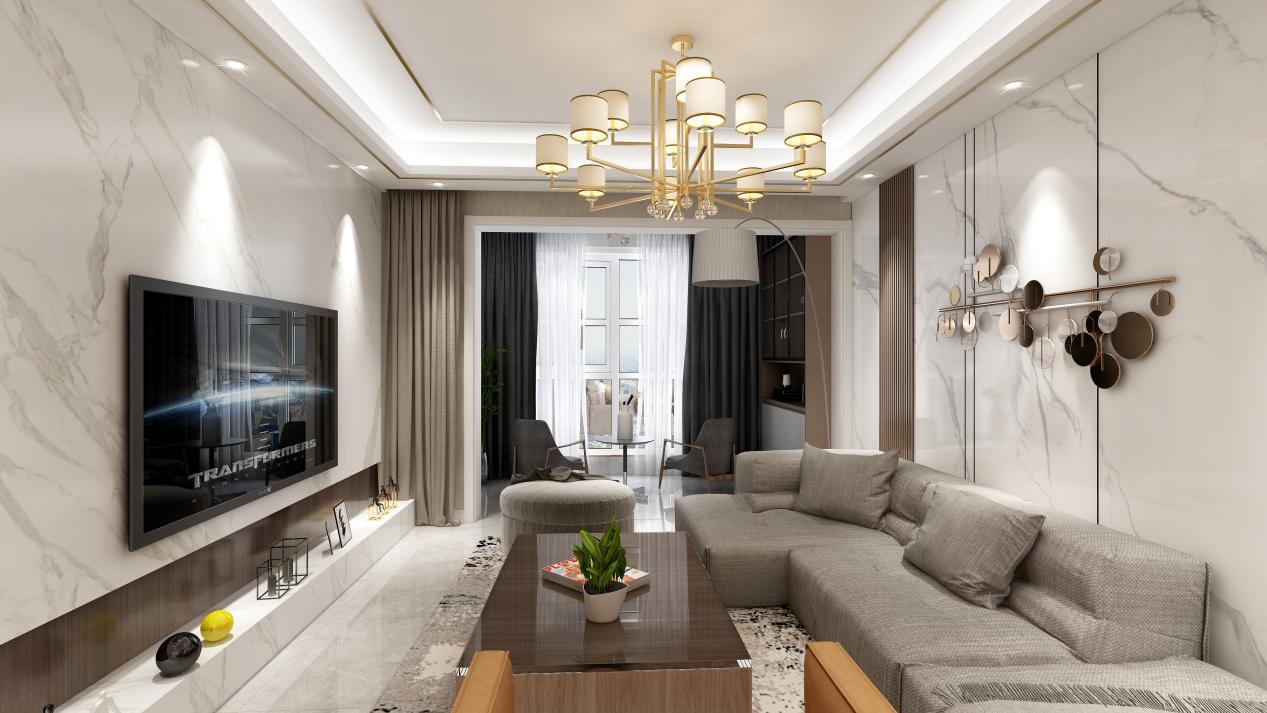 龍湖九里晴川-現(xiàn)代簡約-臥室設計效果圖