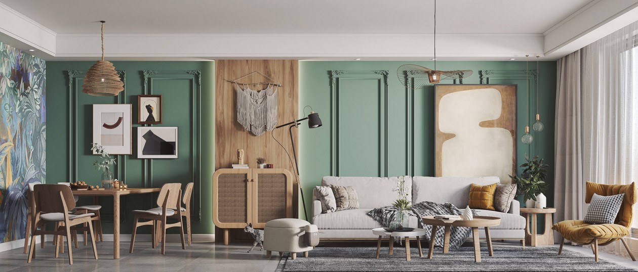 龍湖九里晴川-現(xiàn)代簡約-臥室設(shè)計效果圖